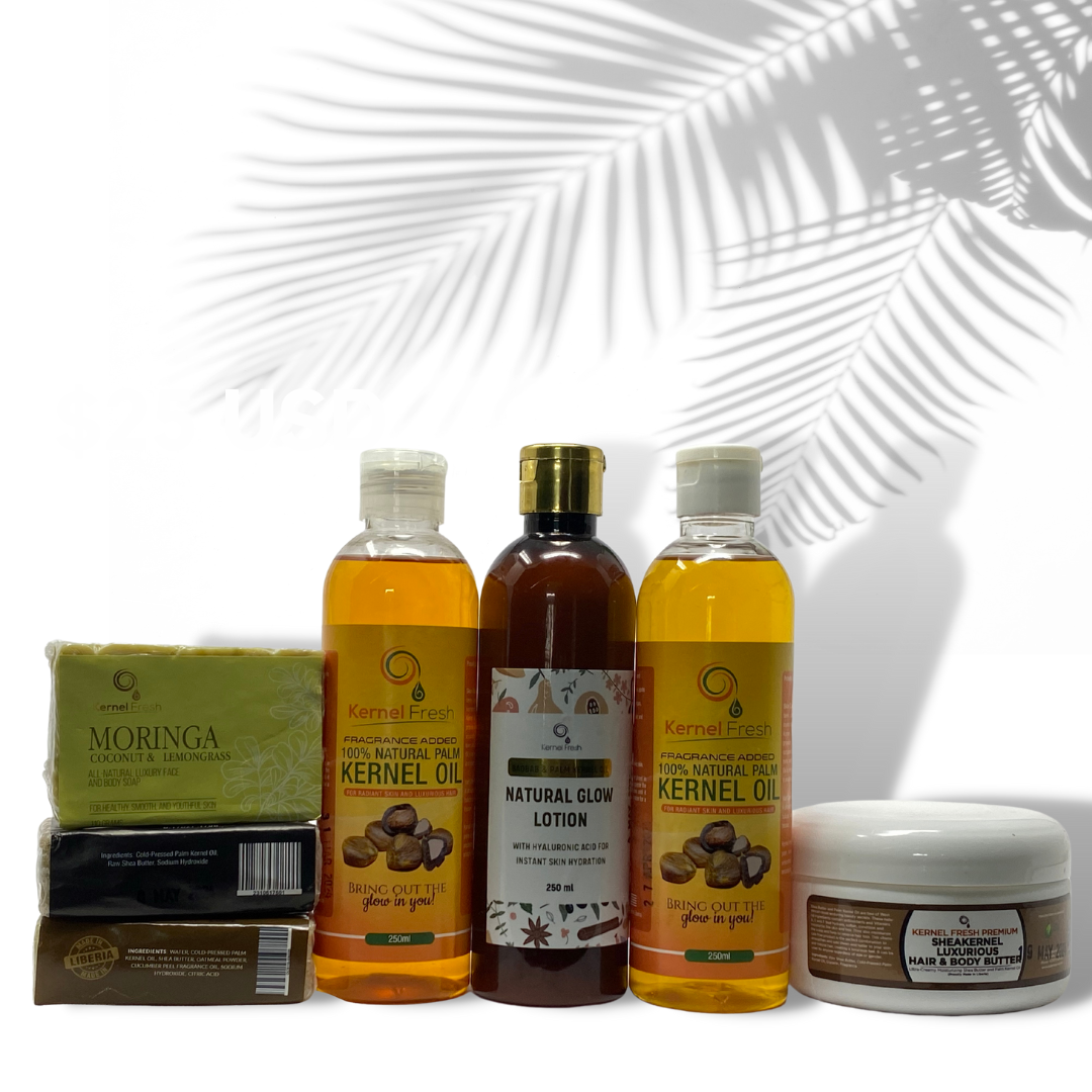 Premium Skin Care Package J Palm Kernel Fresh Liberia