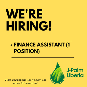 Vacancy: Finance Assistant