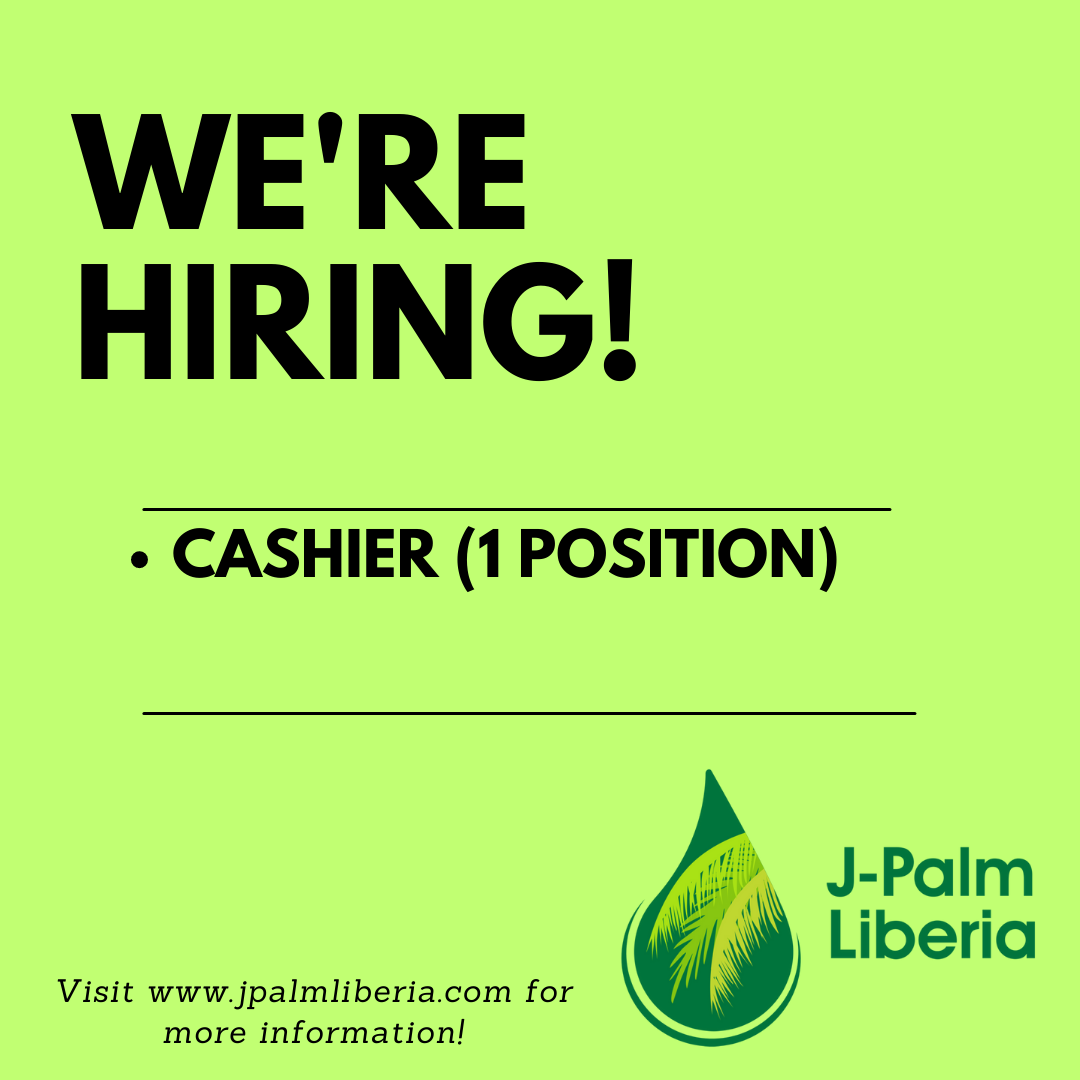 Vacancy: Cashier