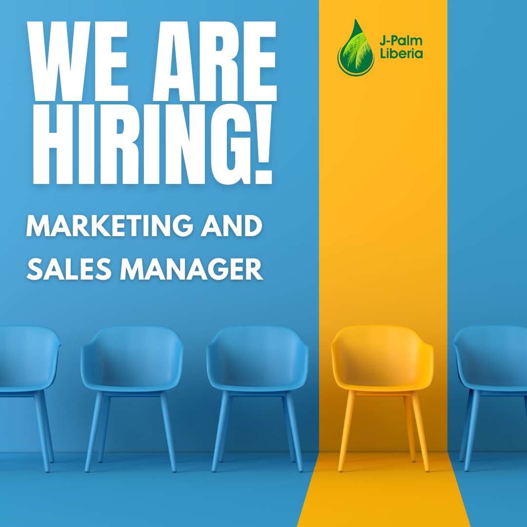 Vacancy: Marketing and Sales Manager