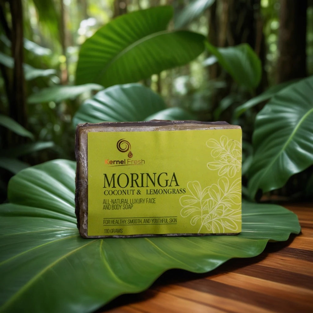 Moringa Coconut Lemongrass Soap Bar (110g)