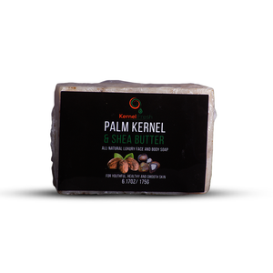 Palm Kernel Oil, Shea Butter and African Black Soap Bar (110g)