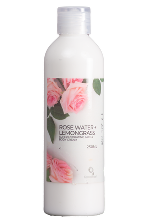 Rose Water & Lemongrass Super Hydrating Face & Body Cream