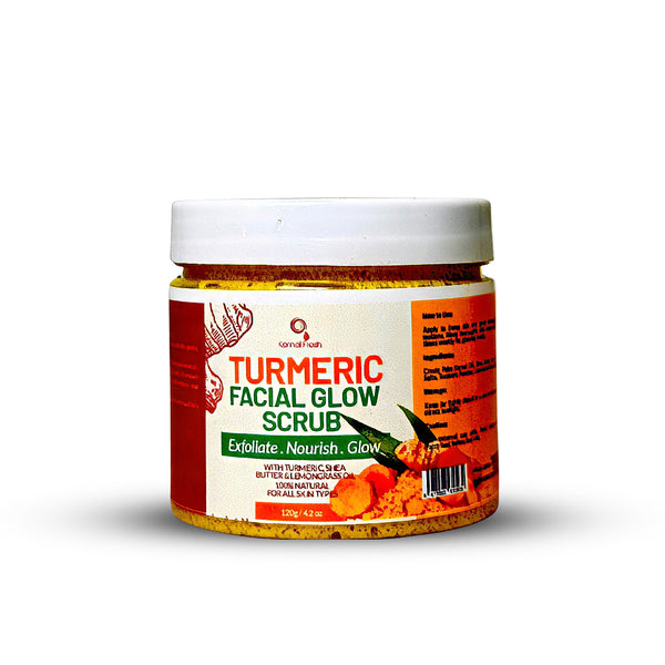 Turmeric & Lemongrass Facial Scrub - 120g
