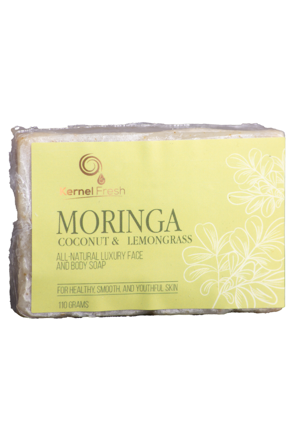 Moringa Coconut Lemongrass Soap Bar (110g)