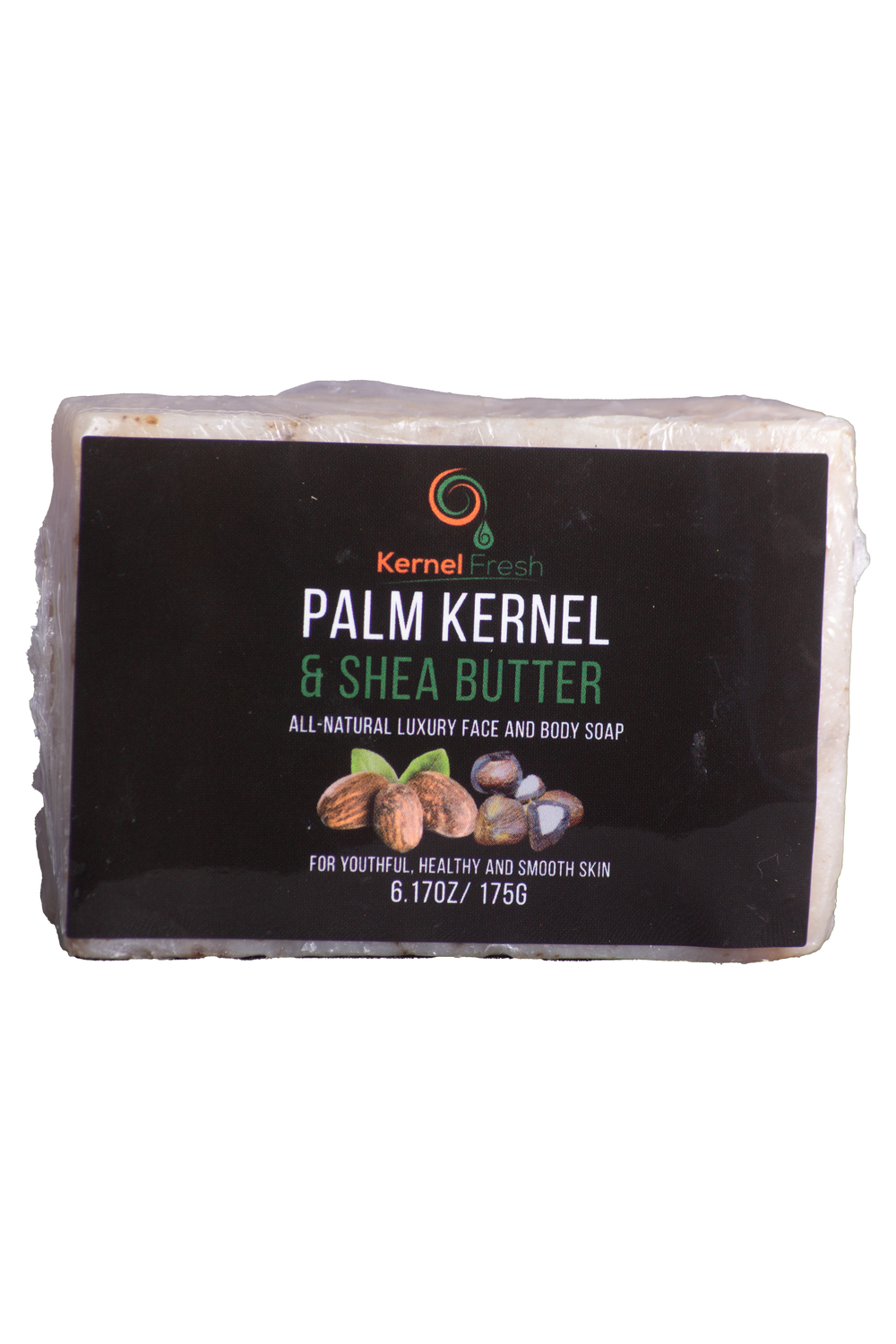 Palm Kernel Oil, Shea Butter and African Black Soap Bar (110g)