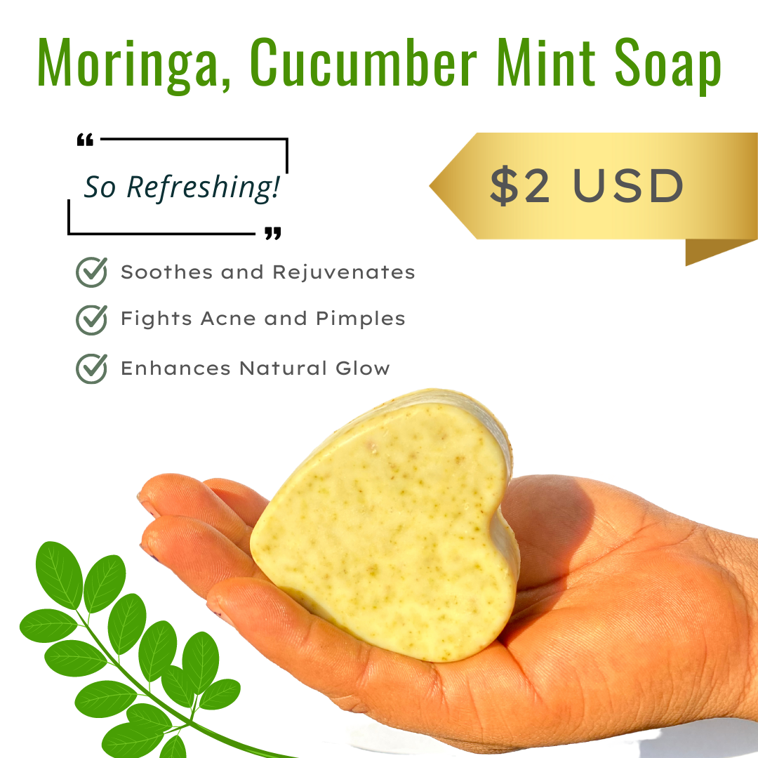 Moringa Cucumber Mint Soap