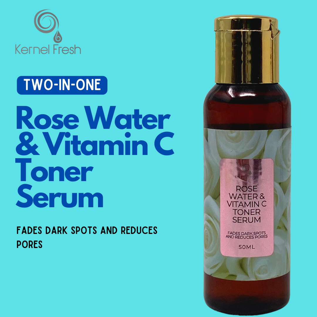 Rose Water & Vitamin C Toner Serum (50ml)