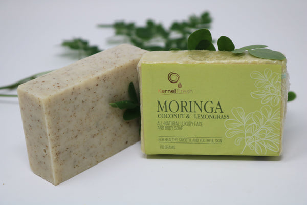 Moringa Coconut Lemongrass Soap Bar (110g)